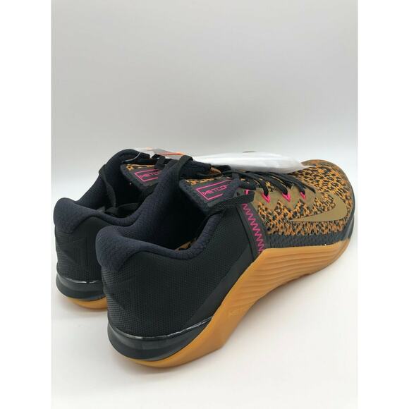 Nike Women's Metcon 6 Cheetah Pink Training Weightlifting AT3160 096 Size 12 - Picture 11 of 12
